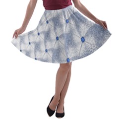 Fractal Art Artistic Pattern A-line Skater Skirt by Sapixe