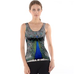 Peacock Bird Animals Pen Plumage Tank Top by Sapixe