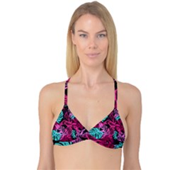 Leaves Drawing Reason Pattern Reversible Tri Bikini Top by Sapixe