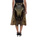 Fractal Art Graphic Design Image Perfect Length Midi Skirt View2