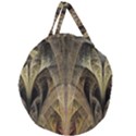Fractal Art Graphic Design Image Giant Round Zipper Tote View2
