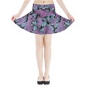 Modern Abstract Texture Pattern Mini Flare Skirt View3