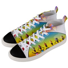 African American Women Men s Mid-top Canvas Sneakers by AlteredStates