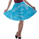 Pop Sky A-line Skater Skirt View1