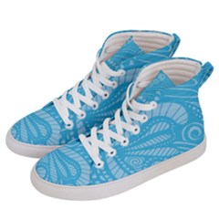 Pop Sky Women s Hi-top Skate Sneakers by ArtByAmyMinori