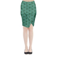 Layered Knots Midi Wrap Pencil Skirt by ArtByAmyMinori