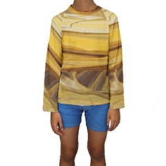Sand Man Kids  Long Sleeve Swimwear by WILLBIRDWELL