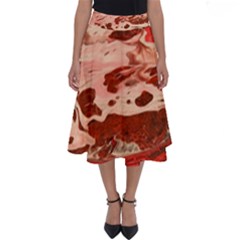 Acid Rain Perfect Length Midi Skirt by WILLBIRDWELL