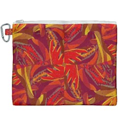 Colorful Abstract Ethnic Style Pattern Canvas Cosmetic Bag (xxxl) by dflcprints