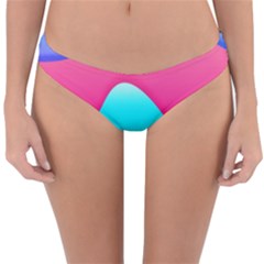 Lines Curves Colors Geometric Lines Reversible Hipster Bikini Bottoms by Nexatart