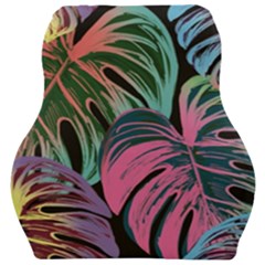 Leaves Tropical Jungle Pattern Car Seat Velour Cushion  by Nexatart