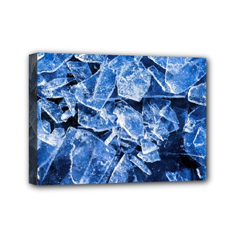 Cold Ice Mini Canvas 7  X 5  (stretched) by FunnyCow