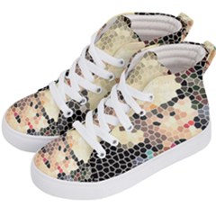 Stained Glass Girl Kid s Hi-top Skate Sneakers by snowwhitegirl