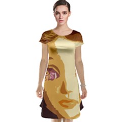 Butterfly Eyes Cap Sleeve Nightdress by snowwhitegirl