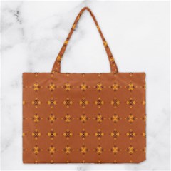 Bold  Geometric Yellow Circles Sm Medium Tote Bag by BrightVibesDesign