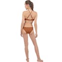 Bold  Geometric Yellow Circles Sm High Neck Bikini Set View2