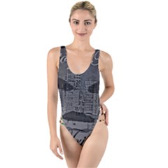 2451 Trill Cover Final High Leg Strappy Swimsuit by RWTFSWIMWEAR