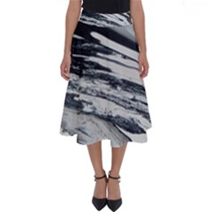 Space Orca Perfect Length Midi Skirt by WILLBIRDWELL