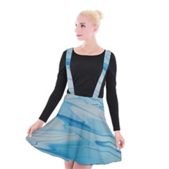 Jet Stream Suspender Skater Skirt by WILLBIRDWELL