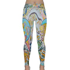 Supersonic Volcanic Moonship Classic Yoga Leggings by chellerayartisans