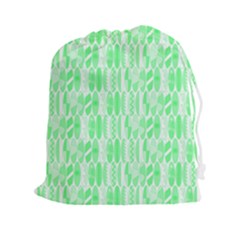 Bright Lime Green Colored Waikiki Surfboards  Drawstring Pouch (xxl) by PodArtist