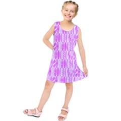 Bright Pink Colored Waikiki Surfboards  Kids  Tunic Dress by PodArtist