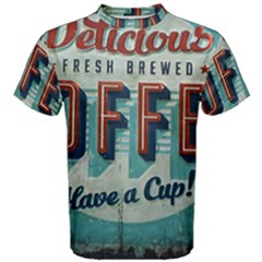 Delicious Coffee Men s Cotton Tee by snowwhitegirl