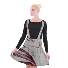 Wine Suspender Skater Skirt by WILLBIRDWELL