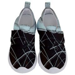 Blue Shell Velcro Strap Shoes by WILLBIRDWELL