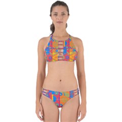 Colorful Shapes In Tiles                                                  Perfectly Cut Out Bikini Set by LalyLauraFLM