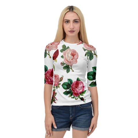 Roses 1770165 1920 Quarter Sleeve Raglan Tee by vintage2030