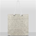Handwritten Letter 2 Full Print Rope Handle Tote (Large) View2