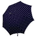 Little  Dots Navy Blue Hook Handle Umbrellas (Large) View2