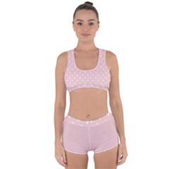 Little  Dots Pink Racerback Boyleg Bikini Set by snowwhitegirl