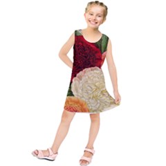 Flowers 1776584 1920 Kids  Tunic Dress by vintage2030