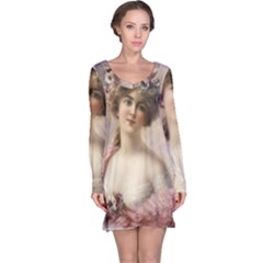 Vintage 1501573 1280 Long Sleeve Nightdress by vintage2030