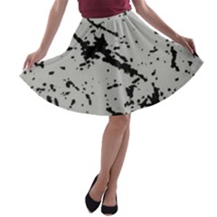 Fabric Textile Texture Macro Model A-line Skater Skirt by Sapixe