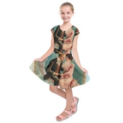 Valentine 1171222 1280 Kids  Short Sleeve Dress by vintage2030