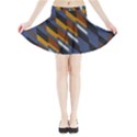 Colors Fabric Abstract Textile Mini Flare Skirt View3