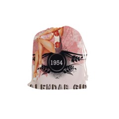 Retro 1112778 1920 Drawstring Pouch (medium) by vintage2030