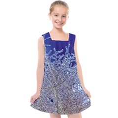 Crystalline Branches Kids  Cross Back Dress by DeneWestUK
