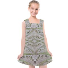 Broccoli Tree Green Kids  Cross Back Dress by DeneWestUK