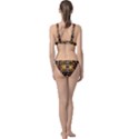 Lady Panda In The Apple Cave With Moon And Meteroits Classic Banded Bikini Set  View2