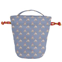 Vintage Baby Pattern Drawstring Bucket Bag by snowwhitegirl