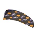 Halloween Skeleton Pumpkin Pattern Brown Stretchable Headband View1