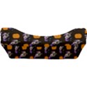 Halloween Skeleton Pumpkin Pattern Brown Car Seat Velour Cushion  View3
