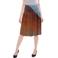 Acid Rain Midi Beach Skirt by WILLBIRDWELL