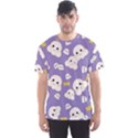 Cute Kawaii Popcorn pattern Men s Sports Mesh Tee View1