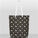 Deer Dots Brown Full Print Rope Handle Tote (Small) View1