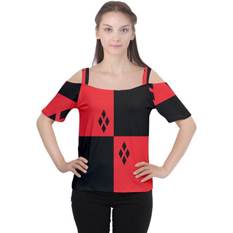 Harley Cutout Shoulder Tee by raeraeshescrafty